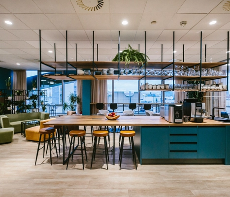 Restaurace a kavárna v kancelářské budově Pankrác House